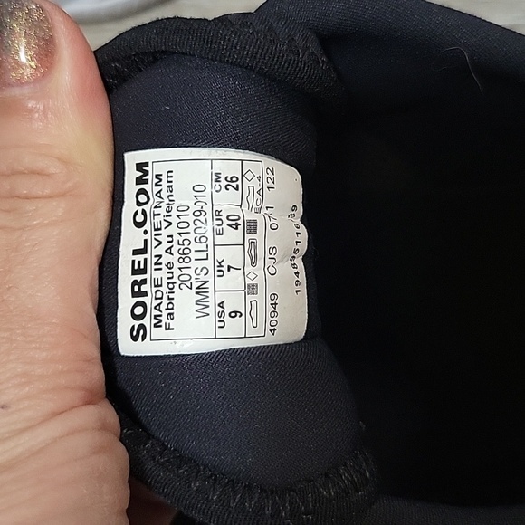 Sorel Black and Gray Size 9 Explorer Blitz Steide Strap - Picture 8 of 9